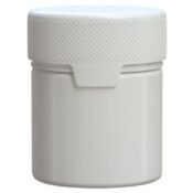 Chubby Gorilla Aviator CR Container 90ml (100pz), contenitore bianco e tappo bianco