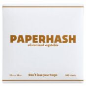 Carta Pressa Resina Siliconata Vegetale Paperhash 12x12cm (100pz)