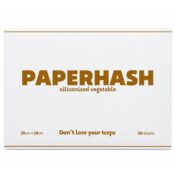 Paperhash Carta Siliconata Vegetale per Pressatura Resina 23x18cm (50pz)